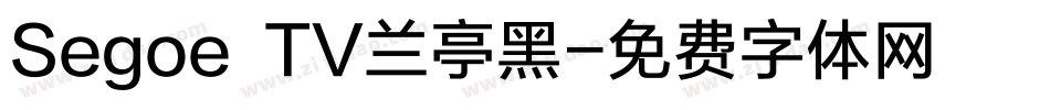 Segoe TV兰亭黑字体转换